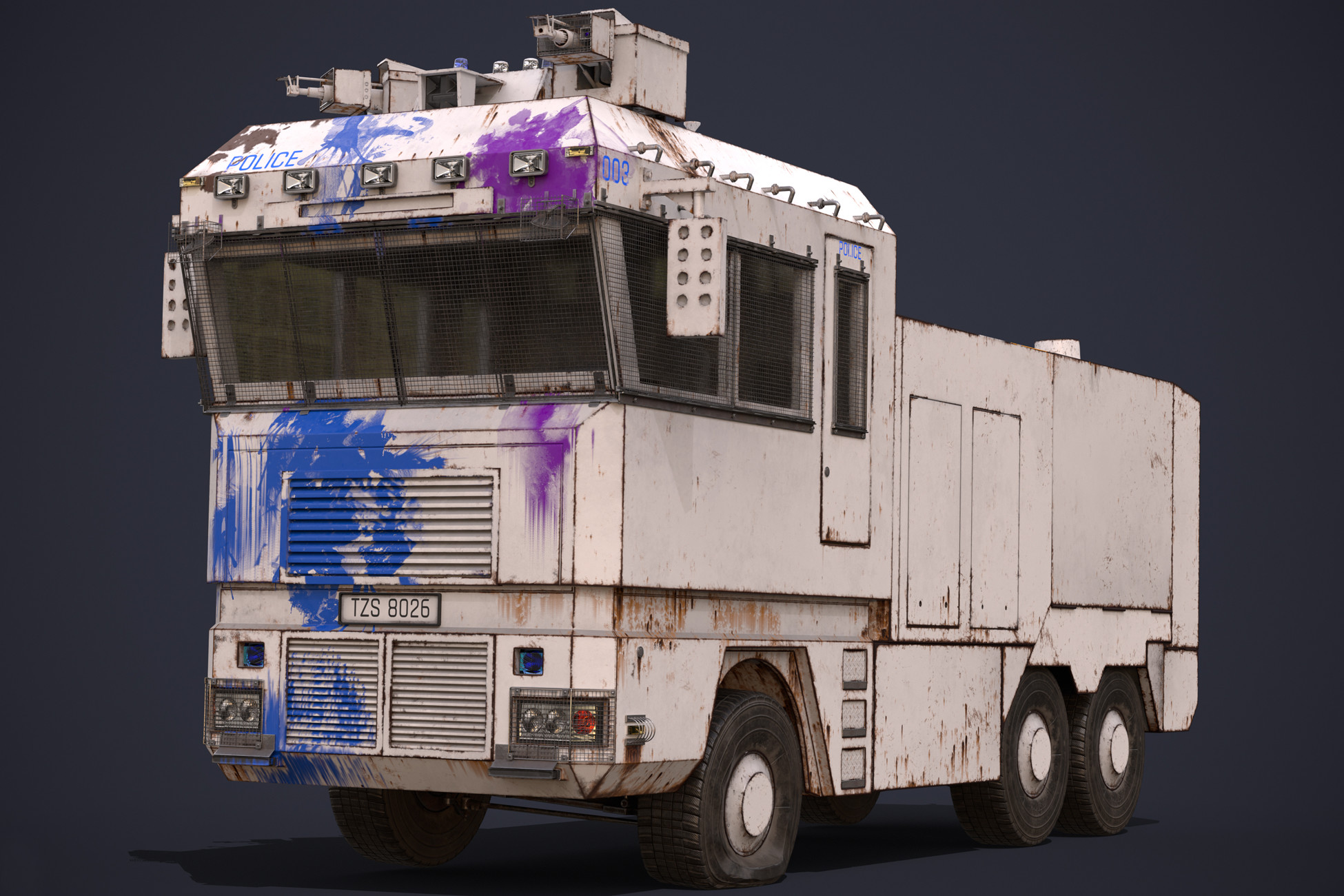Police Car Water Cannon