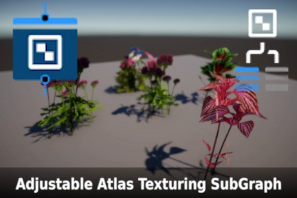 Shader Graph Texture Atlas Handler [SubGraph + Script Integration]