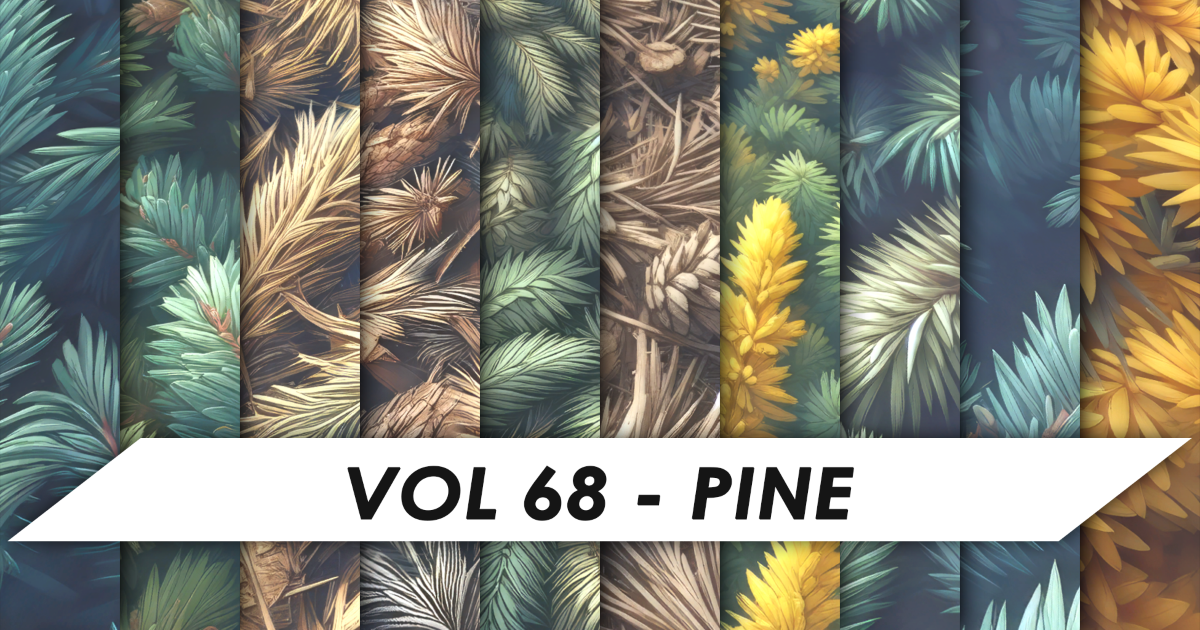Stylized Textures - Vol 68 - Pine | 2D 材质与材料 | Unity Asset Store