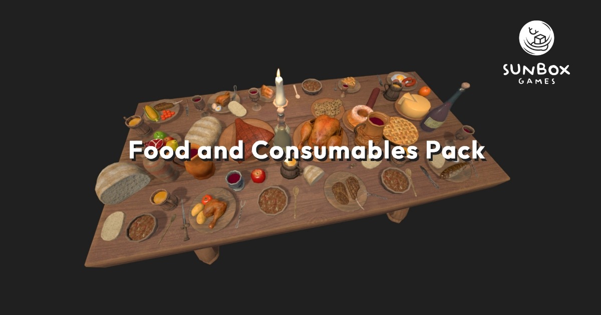 Food and Consumables Pack | 3D Food | Unity Asset Store
