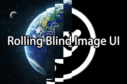 Rolling Blind Image UI By maything