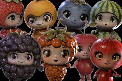 Chibi Fruit Pack One