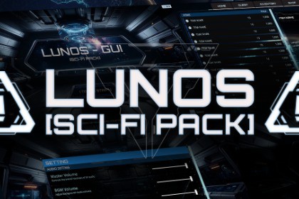 Lunos - Complete Sci-fi GUI Pack