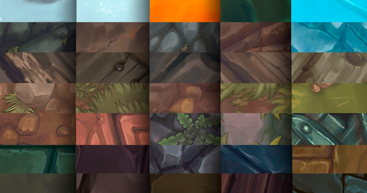 100+ Hand Painted Textures | 2D Textures & Materials | Unity Asset Store