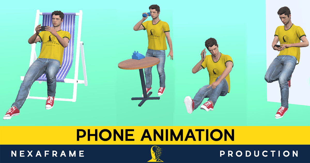 Phone Screen For Unity Phone Animation | 3D Animations | Unity Asset Store