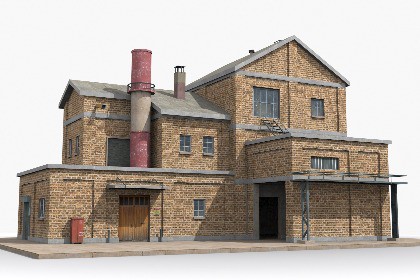 Industrial Factory Building – Variant 20