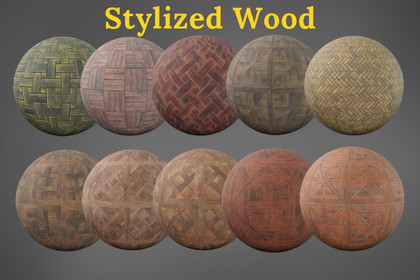 Stylized Wood Materials