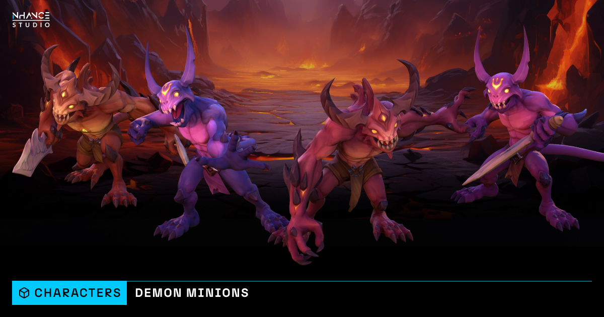 Stylized Demon Minions Pack | 3D Characters | Unity Asset Store