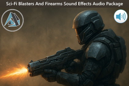 Sci-Fi Blasters and Firearms Sound Effects Audio Package