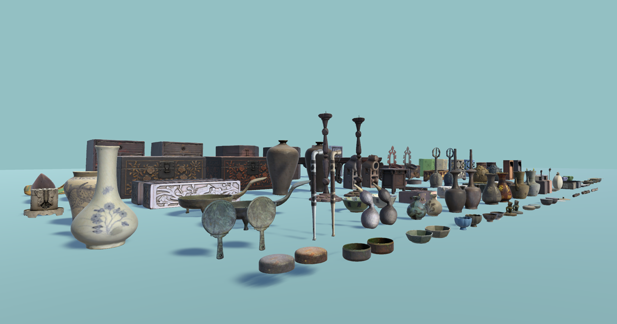 Korea Craft & Design - Interior Item | 3D Interior | Unity Asset Store