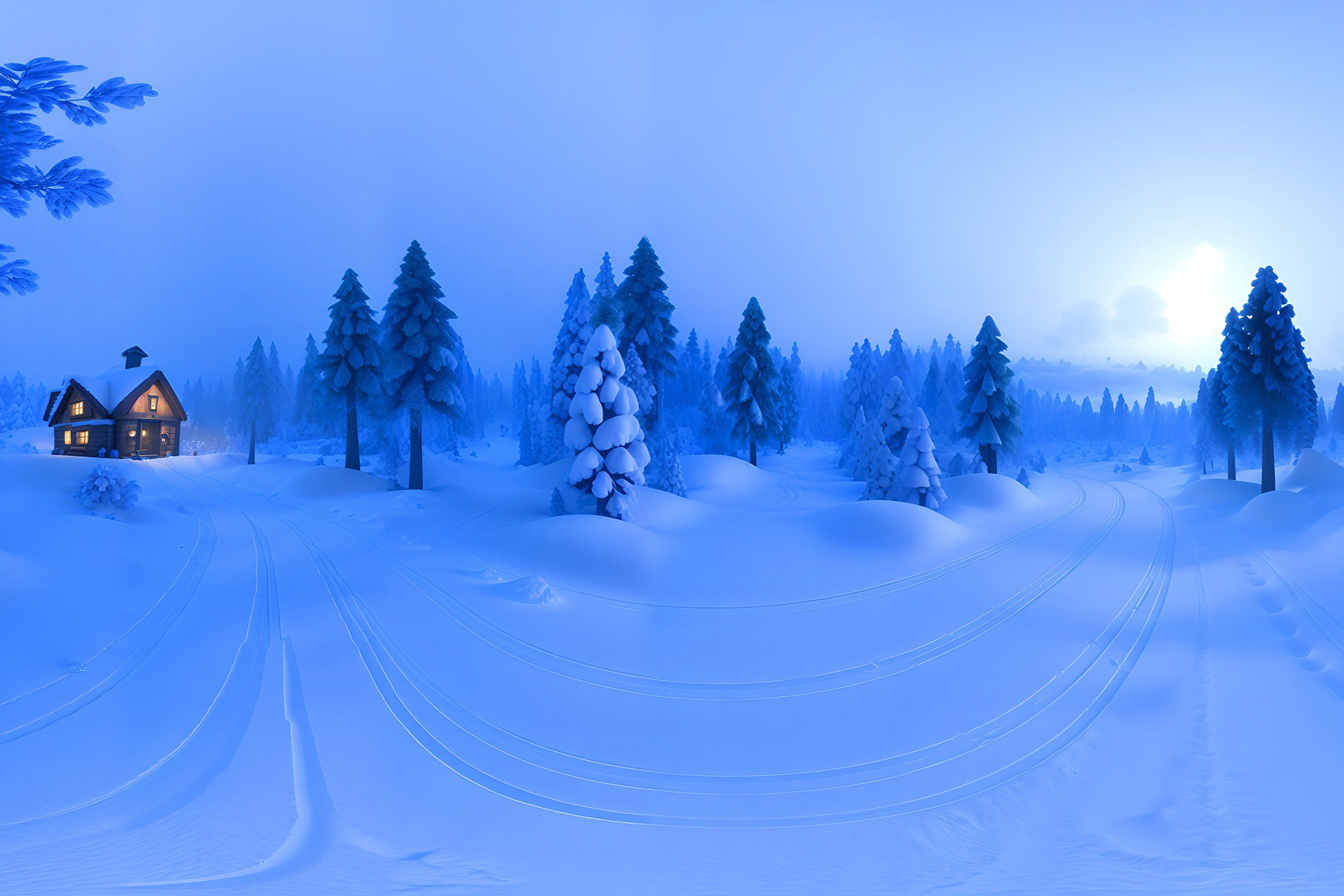 HDRI Winter Fairytale Skybox Panoramas | 2D Sky | Unity Asset Store