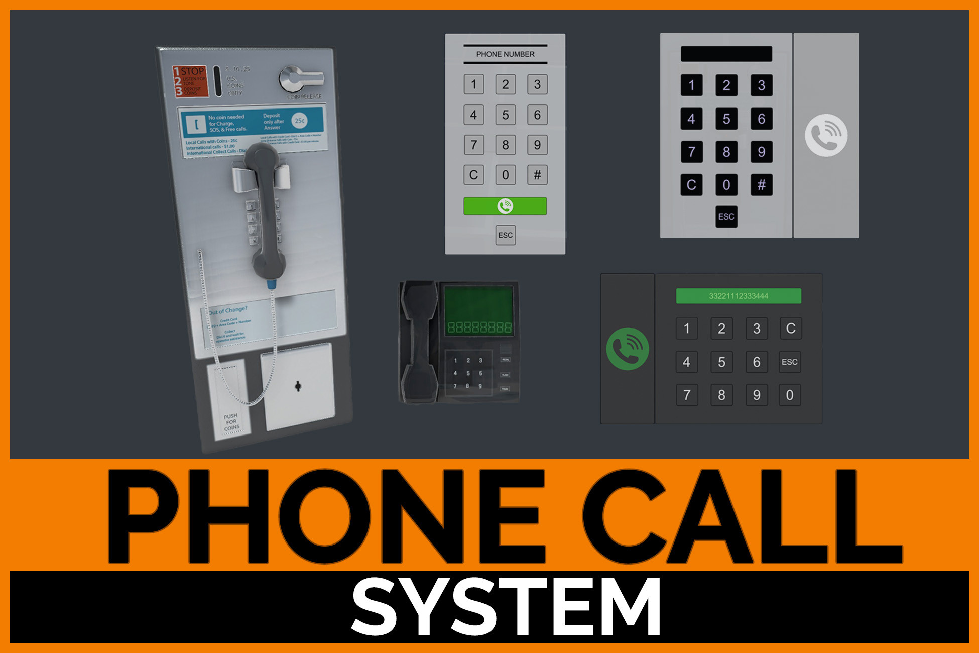 Phone Call & Dial System | 시스템 | Unity Asset Store
