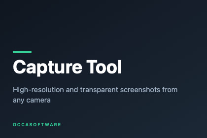 Capture Tool: High-Res & Transparent Screenshots