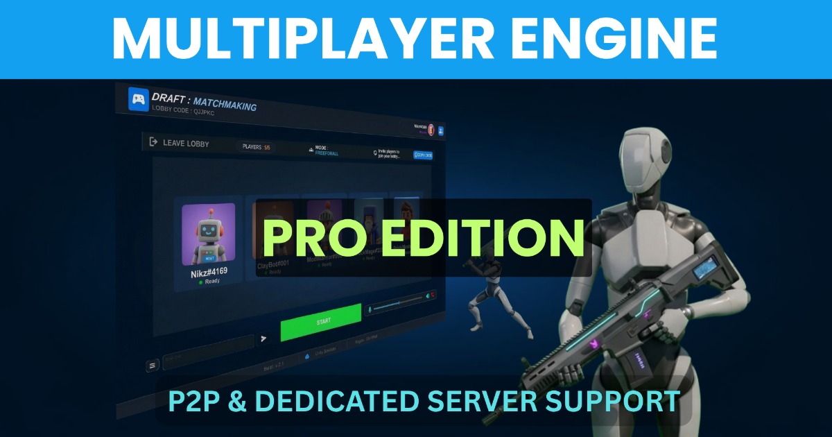Multiplayer Engine – Pro | 시스템 | Unity Asset Store