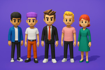 Character Pack - Low Poly