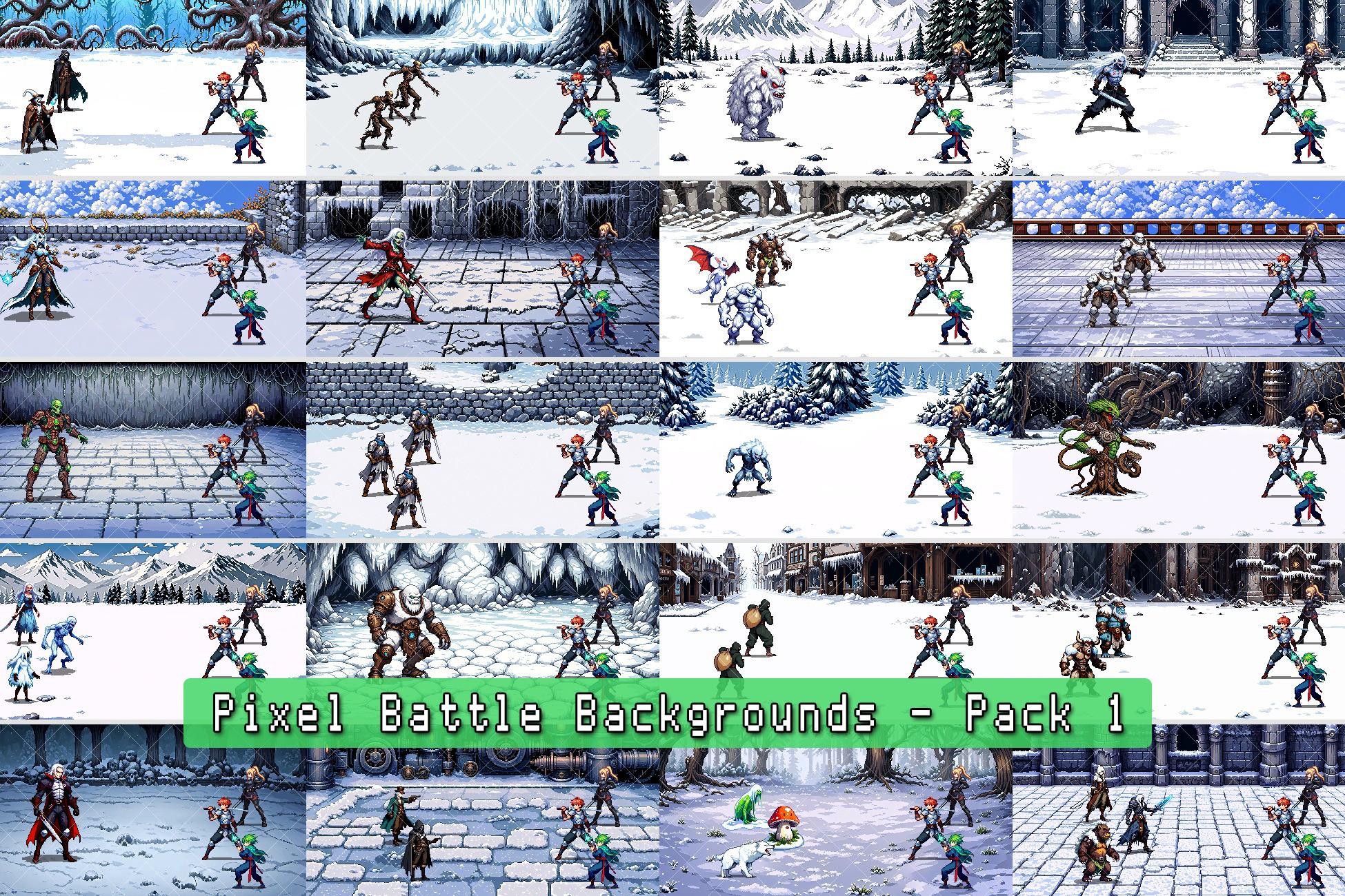 Pixel Battle Backgrounds - Pack 1 | 2D Environments | Unity Asset Store