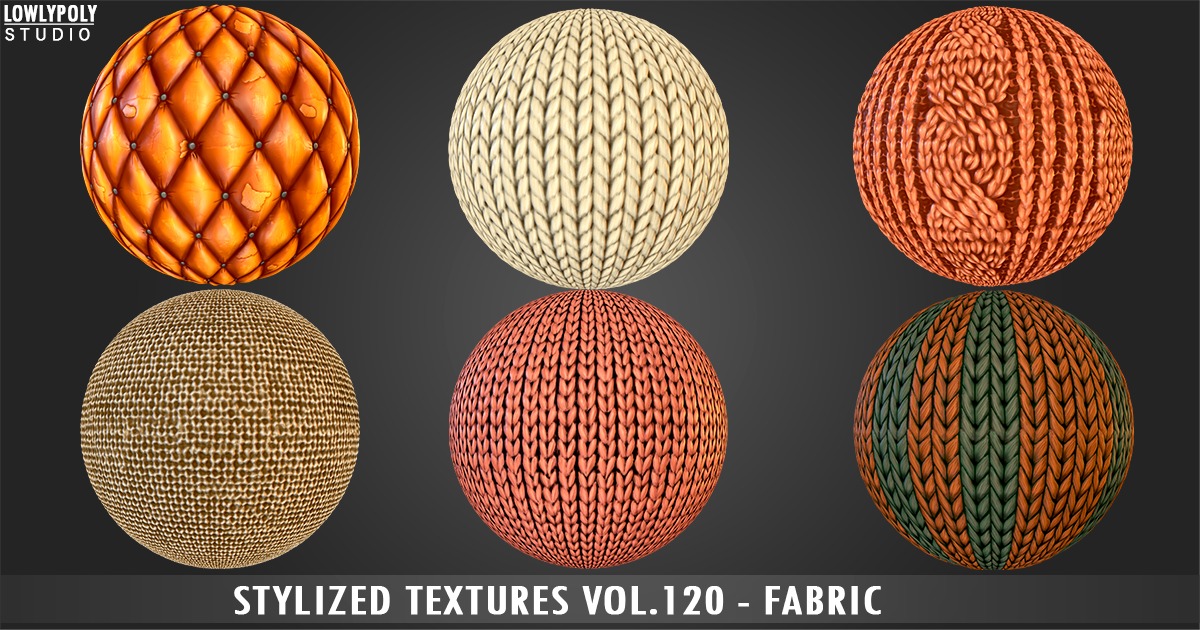 Fabric Vol.120 - Stylized Textures | 2D Fabric | Unity Asset Store