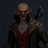 Vampire Monster Character – Dark Fantasy Hunter | Horror Enemy