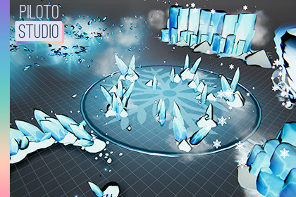 Roguelike Magic Ice VFX