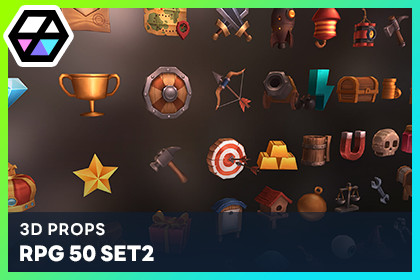 3D Props - RPG 50 Set2