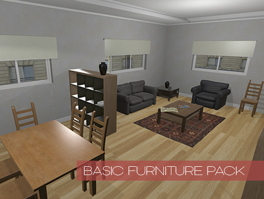 Furniture Using Unity Basic Furniture Pack | 3D Furniture | Unity Asset Store