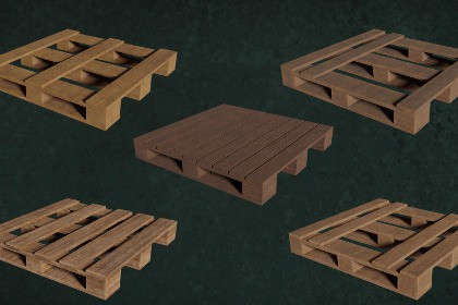 Pallets Wood Series Fiber Relics Content Group3 N6 - 10