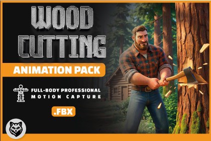 Woodcutting Animation Pack