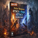 Melee Weapons Attack & Magic Attack Sound Pack