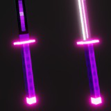 Stylized Voxel Katana