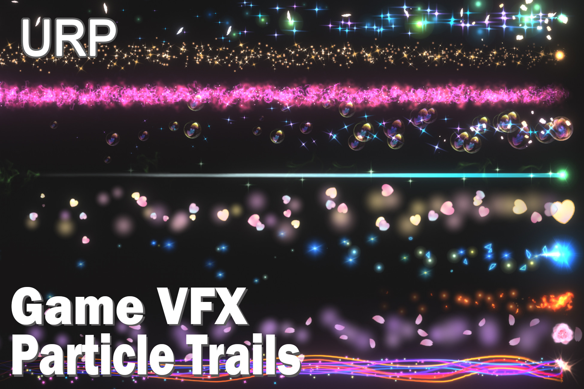 Game VFX - Particle Trails Collection(URP)