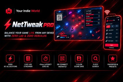 NetTweak Pro - Remote Game Balancing & Runtime Debug Station