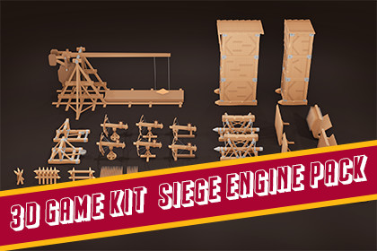 3D Game Kit-Siege Engine Pack