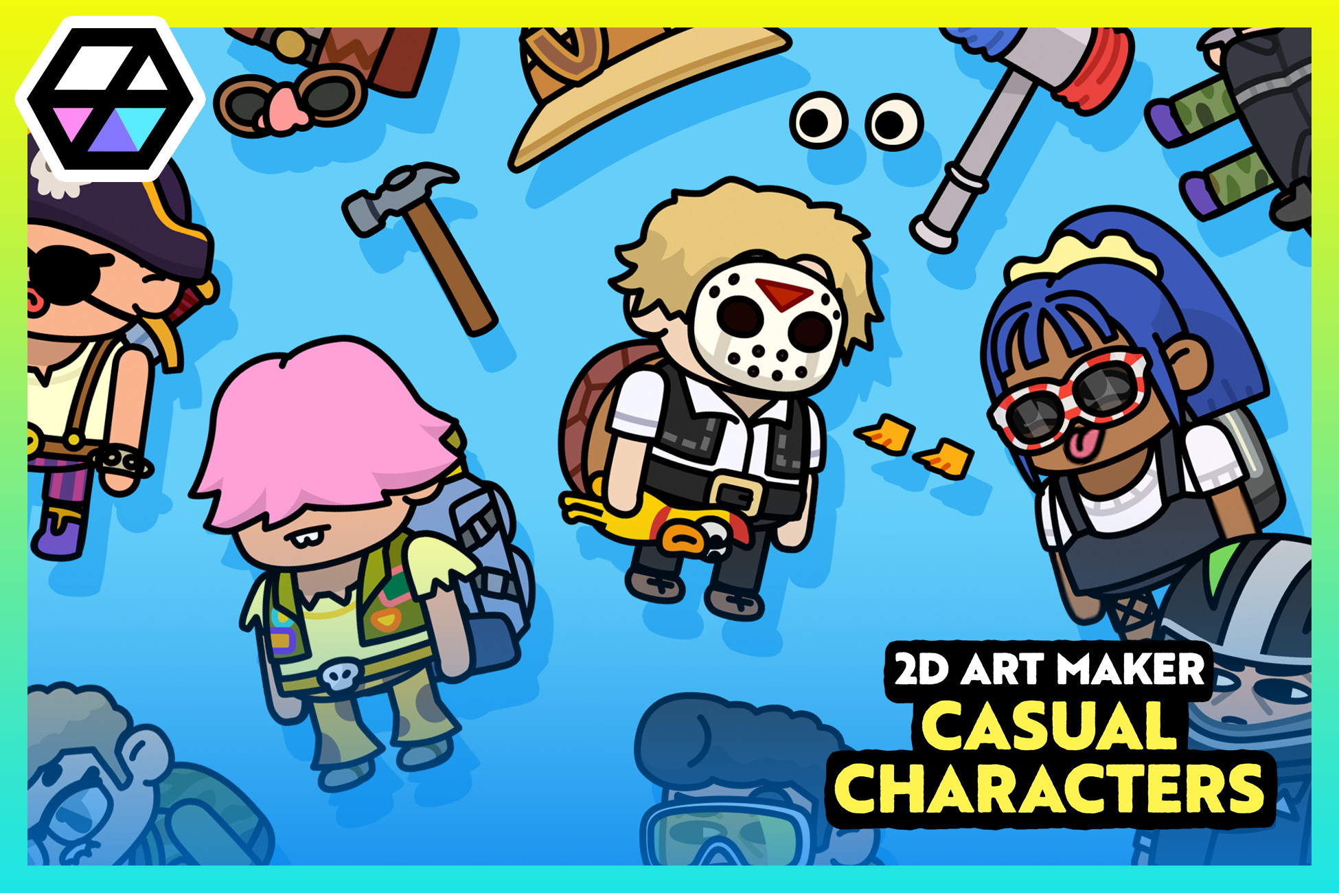 2D Art Maker - Casual Characters