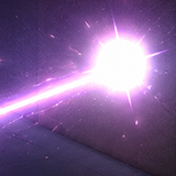 Laser Beam-Hit Effect
