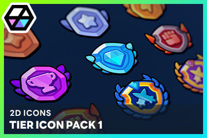 2D Icons - Tier Icon Pack 1