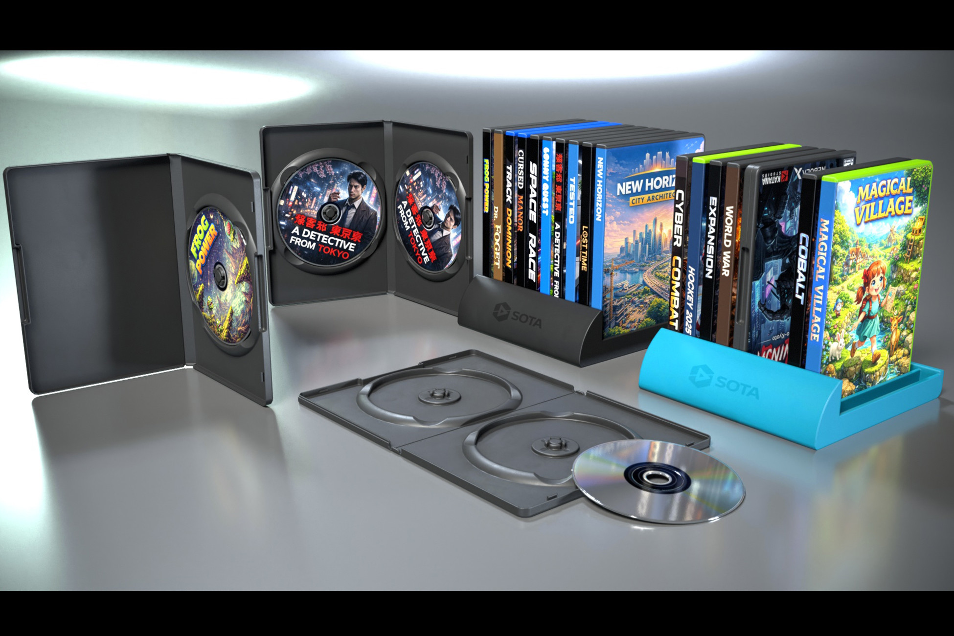Unity Disc Sample Modular Game Box & Disc | 3D Props | Unity Asset Store