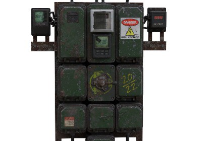 Electrical Panel Prop - Game Ready