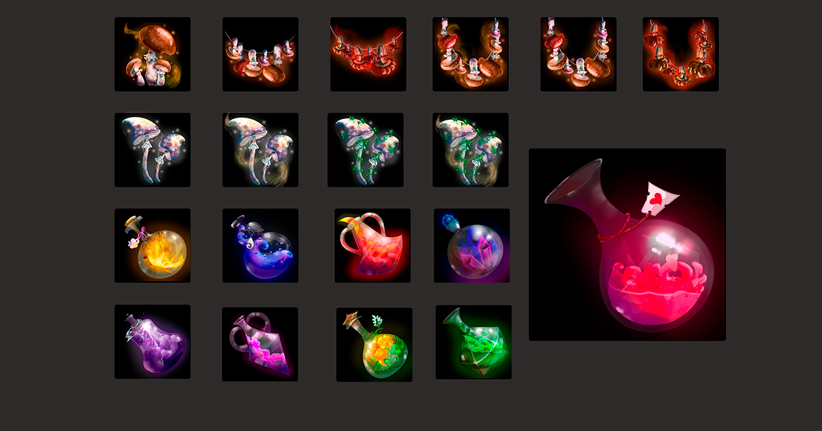 Alchemy Icons for games | 2D Icons | Unity Asset Store