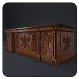 Classic Carved Desk - Game Ready