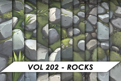 Stylized Textures - Vol 202 - Rocks