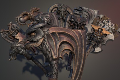 Dark Fantasy Axes – 10 One-Handed Legendary Weapons