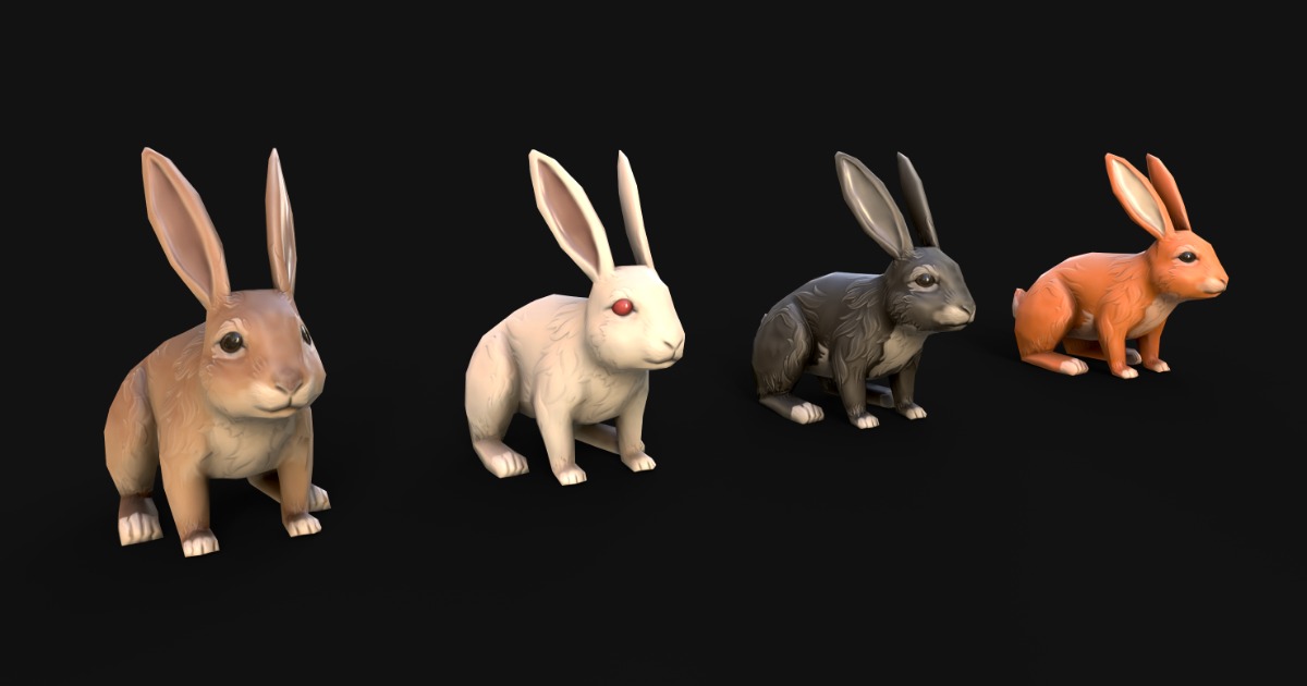 Mobile Rabbit | 3D 生物 | Unity Asset Store