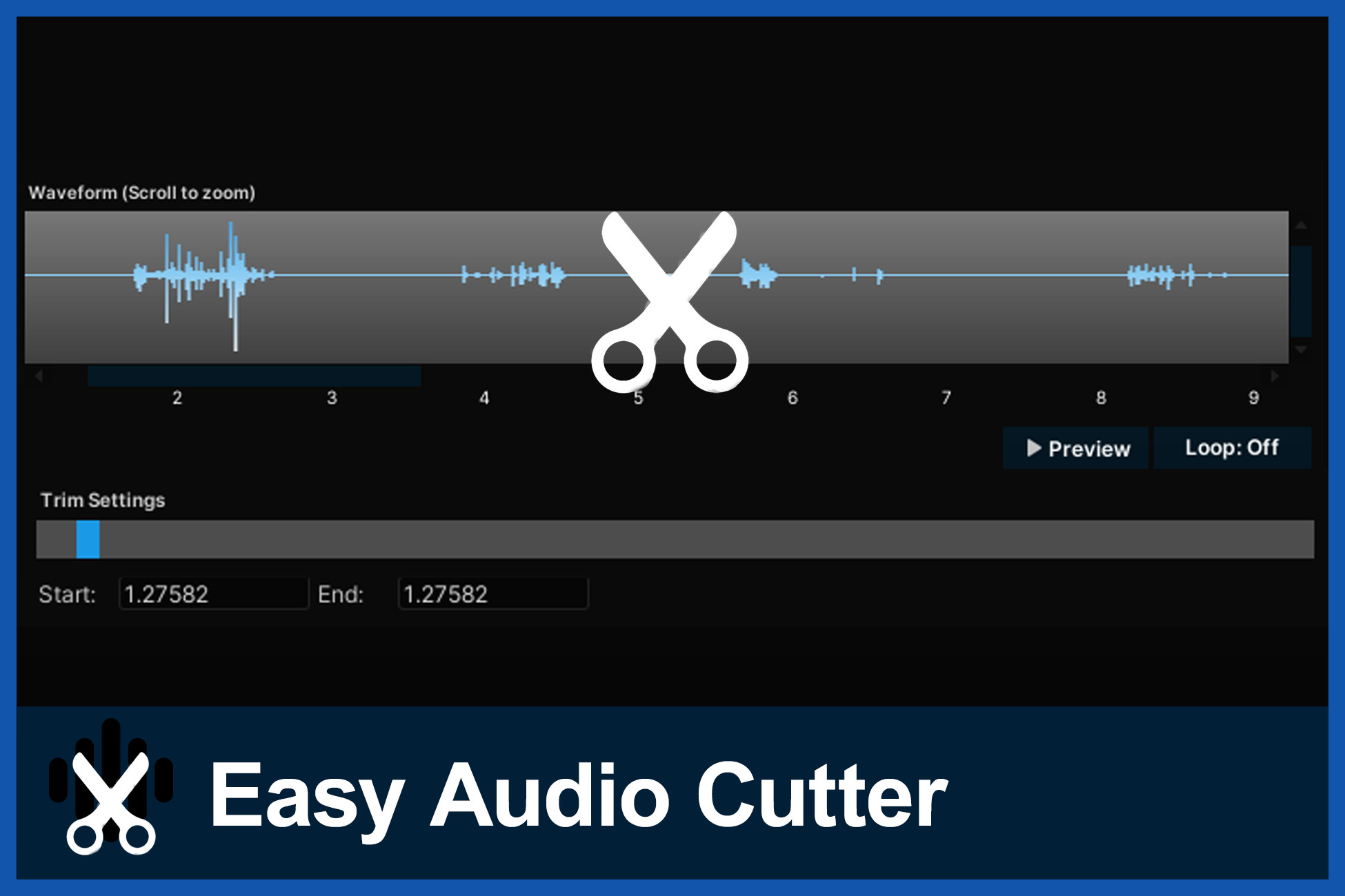 Easy Audio Cutter | 音效 | Unity Asset Store