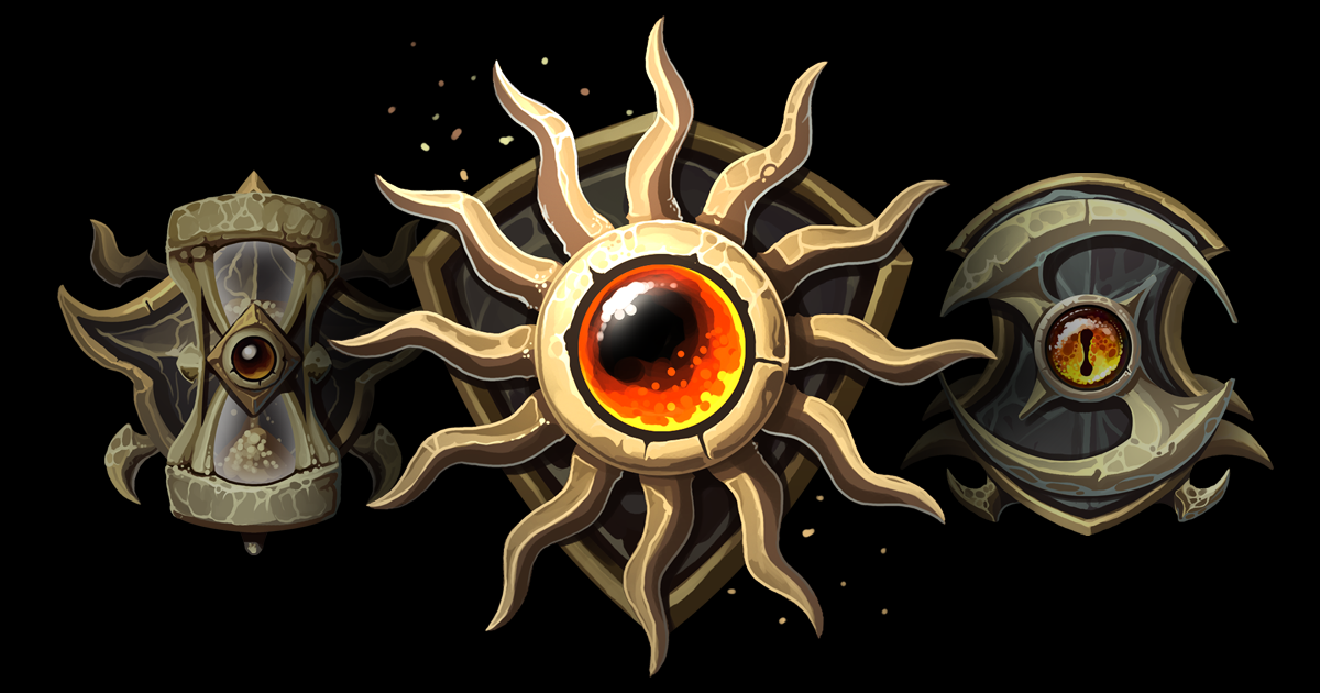 Warlock Badges | 2D Icons | Unity Asset Store