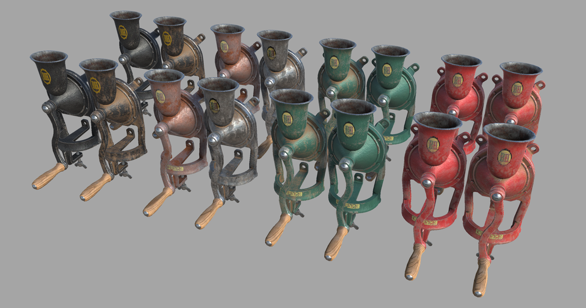 Coffee Assets Unity Antique Coffee Grinder | 3D Tools | Unity Asset Store