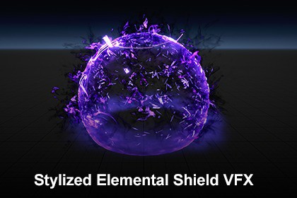 Stylized Elemental Shield VFX