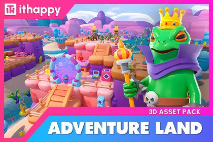 Adventure Land - Low Poly 3D Models Pack