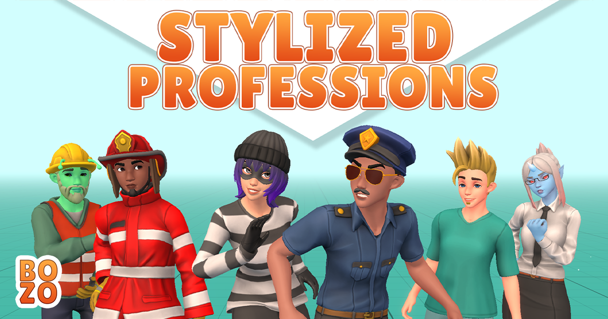 BoZo: Stylized Modular Characters - Professions Pack | 3D Humanoids ...