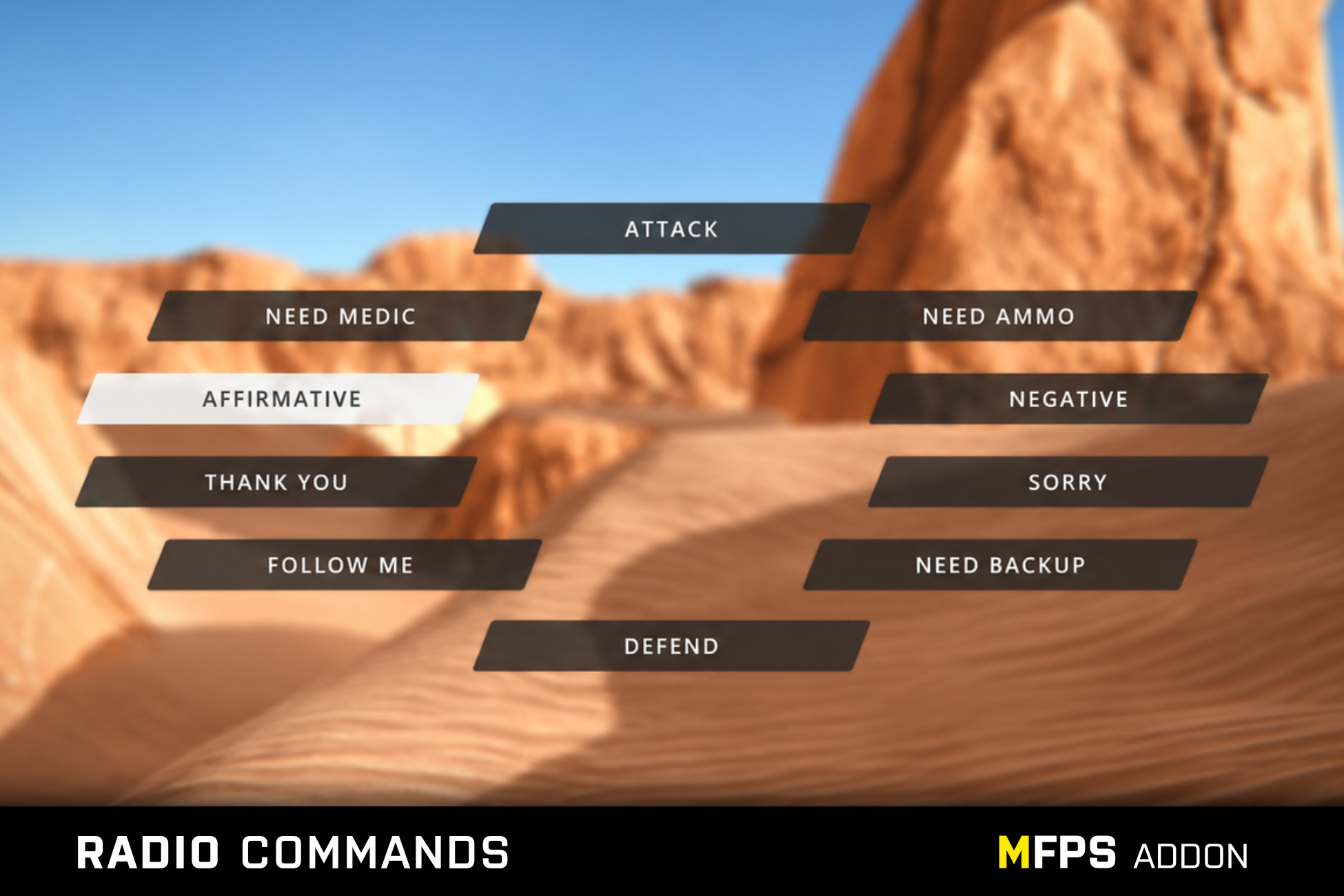Radio Commands - MFPS Addon, image 1