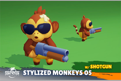 Stylized Monkeys 05